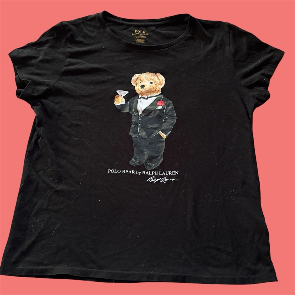 Polo by Ralph Lauren Black Graphic Tee